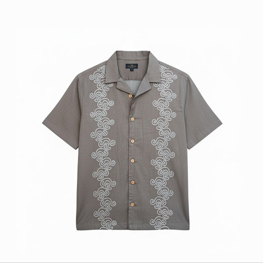 Gabon embroidery shirt